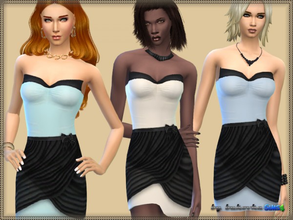  The Sims Resource: Dress Wang by Bukovka