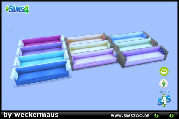  Blackys Sims 4 Zoo: Outdoor Couch 3 by  weckermaus