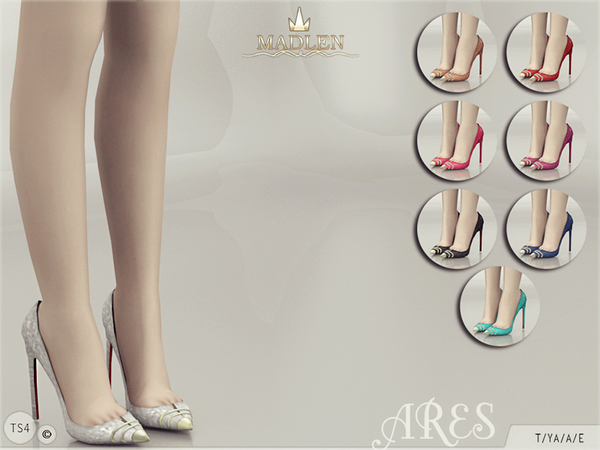  The Sims Resource: Madlen Ares Shoes by MJ95