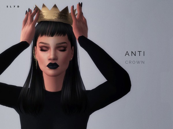  The Sims Resource: ANTI Crown by SLYD
