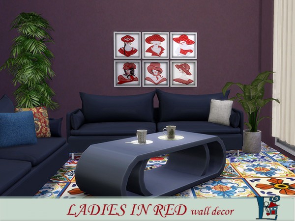  The Sims Resource: Ladies in red by Evi