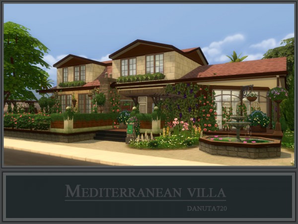  The Sims Resource: Mediterranean villa by Danuta720