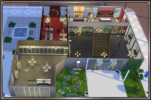  Blackys Sims 4 Zoo: Centro Shop by MadameChaos