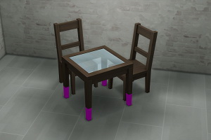  Simsworkshop: Color Dipped Tables and Chairs by eightysixsims