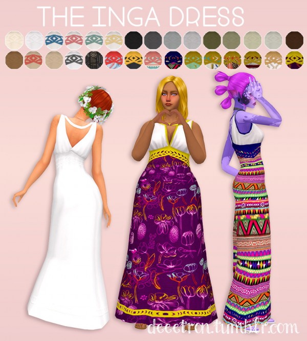  Simsworkshop: Inga dress by dtron