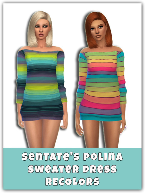  Simsworkshop: Polina Sweater Dress Recolors by maimouth