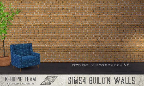  Mod The Sims: 7 Brick Walls   Down Town   volumes 4 & 5 by Blackgryffin