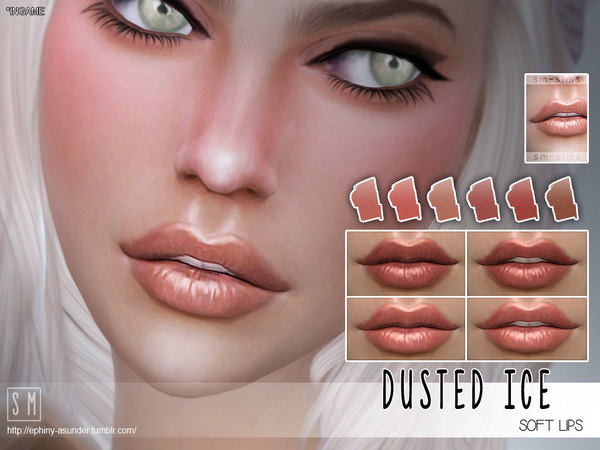  The Sims Resource: Dusted Ice    Soft lips by Screaming Mustard