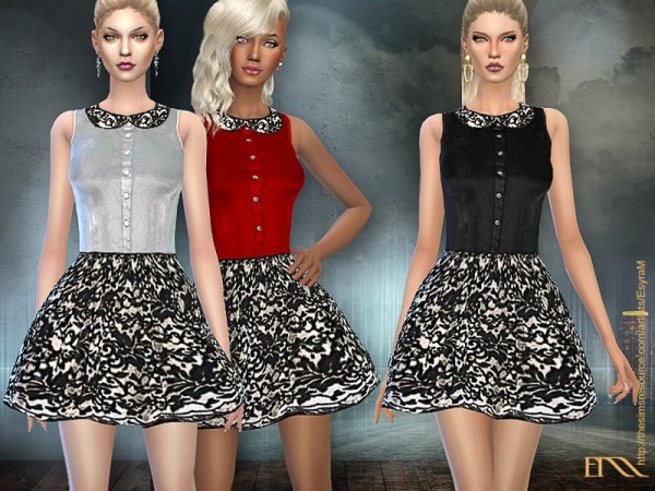  The Sims Resource: Avery Dress by EsyraM