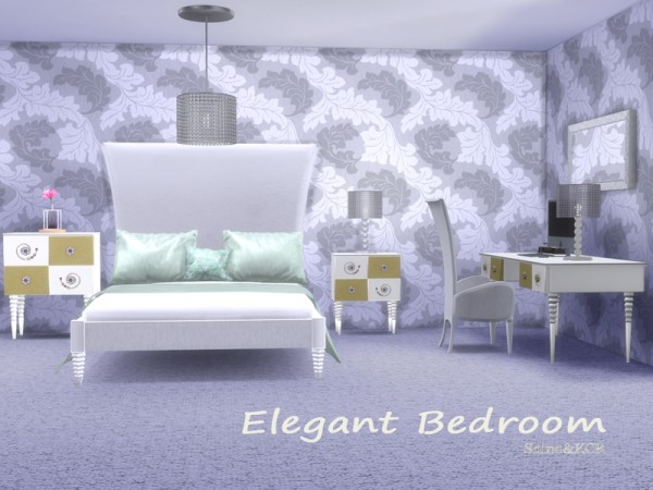  The Sims Resource: Elegant Bedroom by ShinoKCR