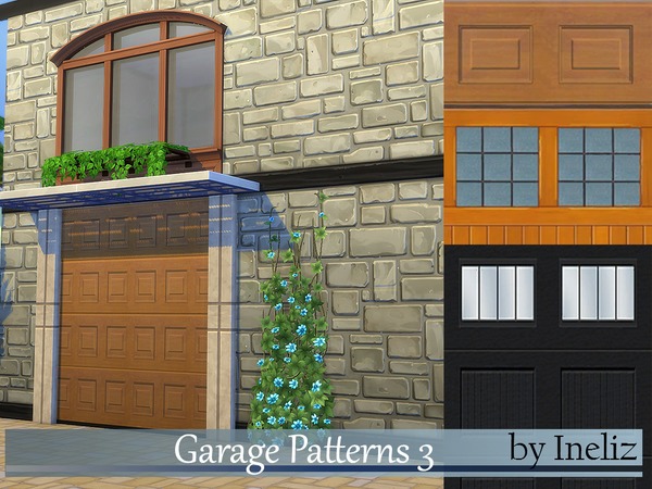  The Sims Resource: Garage Patterns 3 by Ineliz