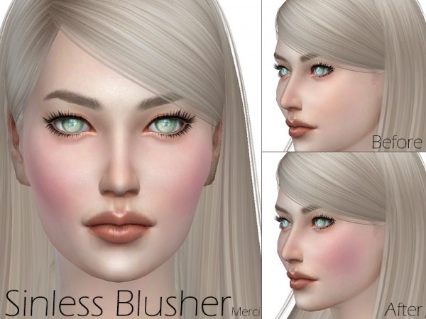  The Sims Resource: Sinless Blusher by Merci