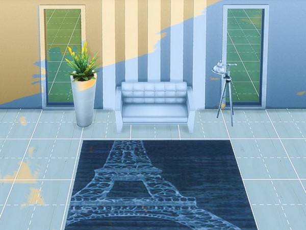  Mod The Sims: NuLoom Inspired Paris Rugs by barbiedoll9999
