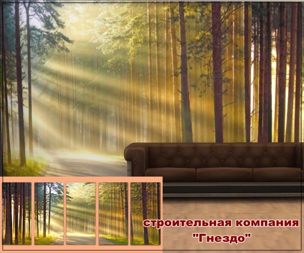 Sims 3 by Mulena: Forest 01 paintings