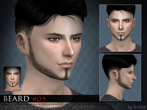  The Sims Resource: Beard 05 by S Club
