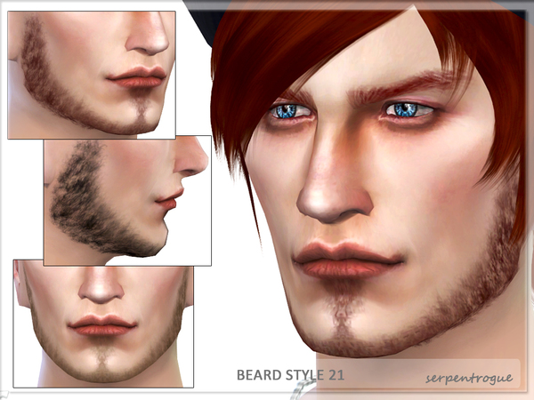  The Sims Resource: Beard Style 21 by Serpentogue