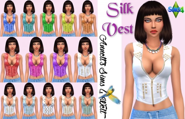  Annett`s Sims 4 Welt: Silk Vest