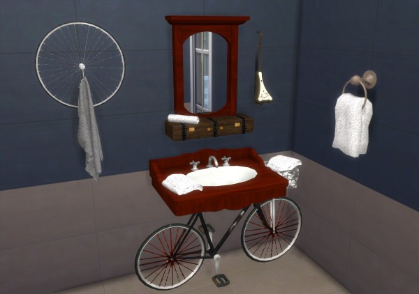  Enure Sims: Benjamin Bathroom Converted from TS3 to TS4