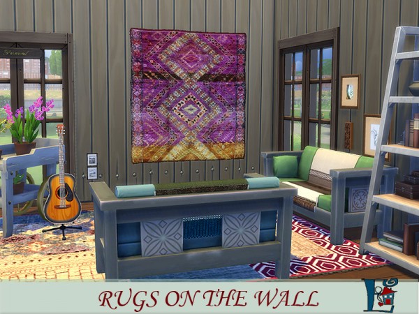  The Sims Resource: Rugs on the wall
