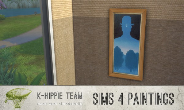  Mod The Sims: 7 Paintings   classiKa Magritte by Blackgryffin