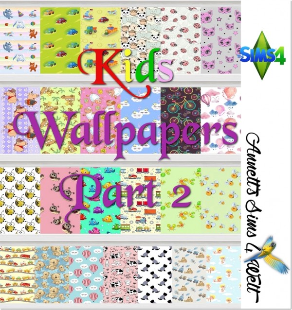  Annett`s Sims 4 Welt: Kids Wallpapers Part 2
