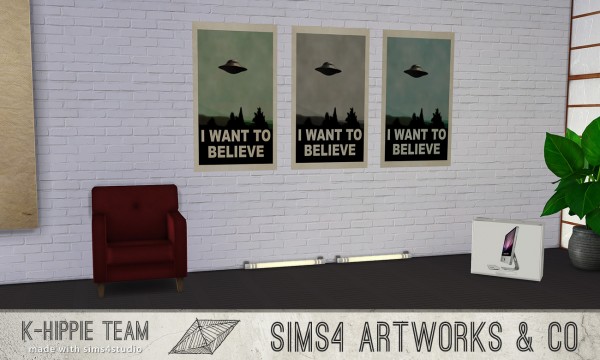  Mod The Sims: 3 Posters   I want to Believe   volume 1 by Blackgryffin