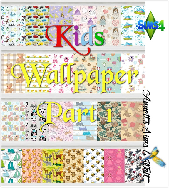  Annett`s Sims 4 Welt: Kids Wallpapers Part 1