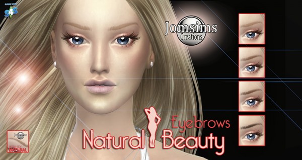  Jom Sims Creations: Natural  style make up