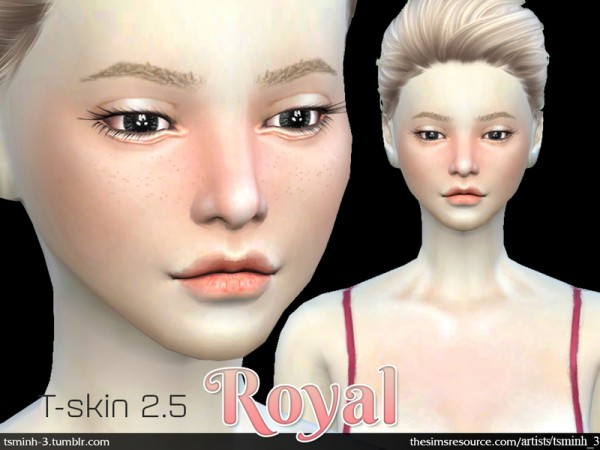  The Sims Resource: T Skin 2.5   ROYAL SKIN by tsminh 3