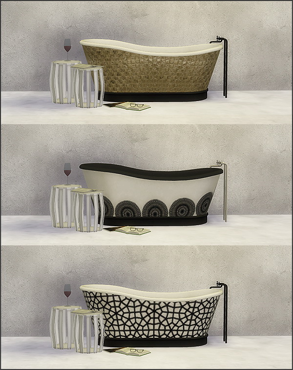  Loveratsims4: Navone Bath converted for TS4