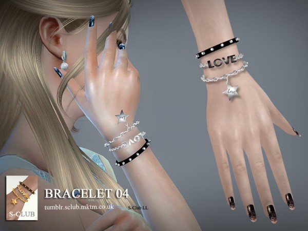  The Sims Resource: Bracelet N04 by S Club