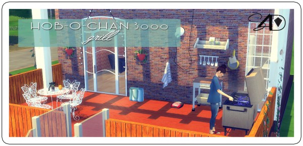  Sims 4 Designs: Hob O Chan 3000 Grill