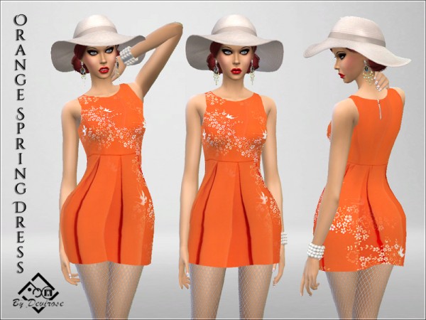 The Sims Resource: Spring Dresses Set by Devirose
