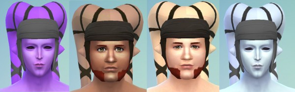  Simsworkshop: Star Wars hat no skin +recolors