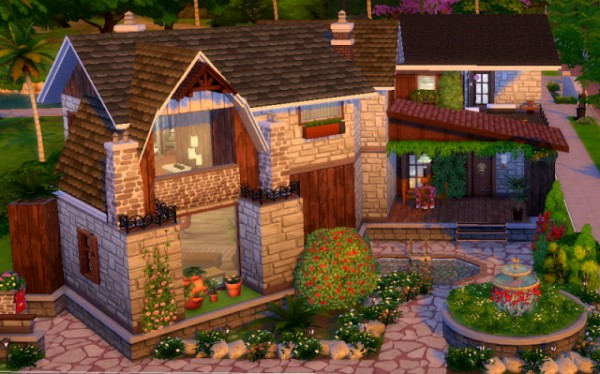  Sims My Homes: Tuscan farmhouse