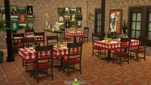 Around The Sims 4: Pizzeria • Sims 4 Downloads