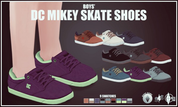  Onyx Sims: Boys DC Mikey Skate Shoes