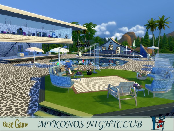  The Sims Resource: Mykonos Night Club by evi