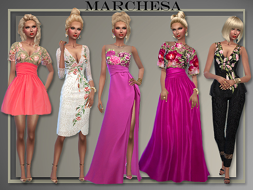  All About Style: Marchesa dresses