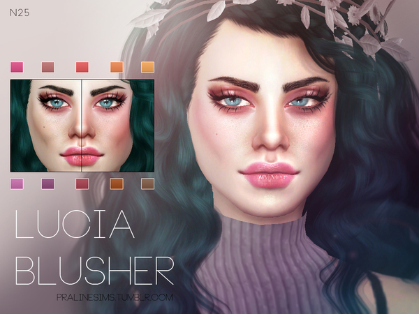  The Sims Resource: Lucia Blusher N25 by Pralinesims