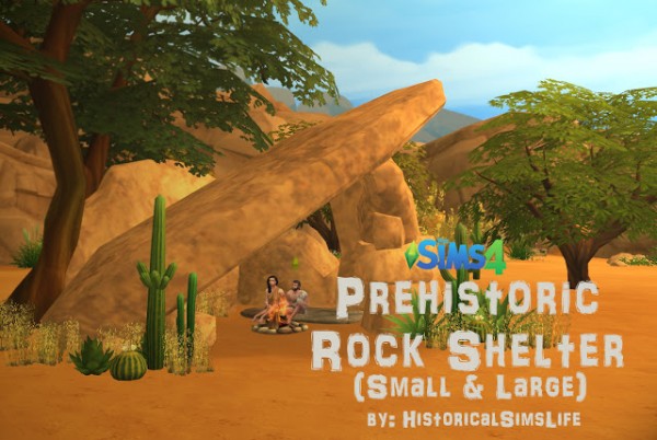  History Lovers Sims Blog: Prehistoric Rock Shelter