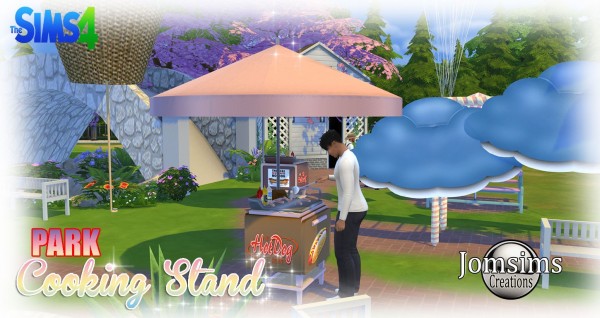  Jom Sims Creations: Cooking Stand Parc