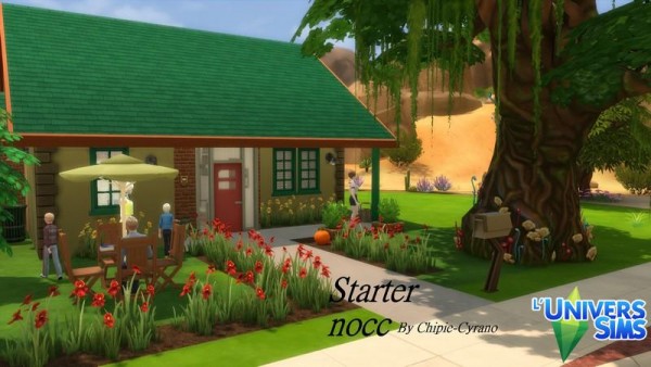  Luniversims: Starter house no CC by chipie cyrano