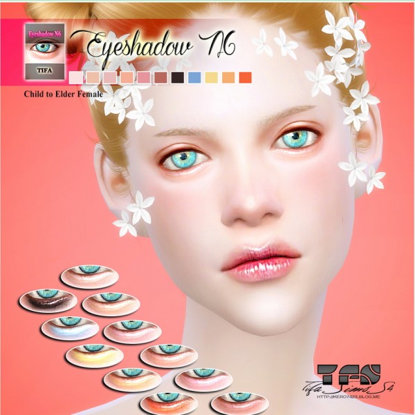 Tifa Sims: Eyeshadow N6 • Sims 4 Downloads
