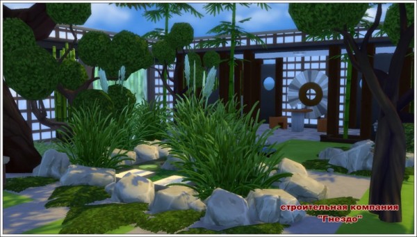  Sims 3 by Mulena: Japanese garden
