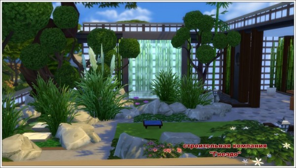  Sims 3 by Mulena: Japanese garden