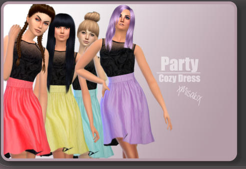  Xmisakix sims: Cozy Dresses