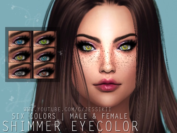  The Sims Resource: Shimmer Eyecolor by SenpaiSimmer
