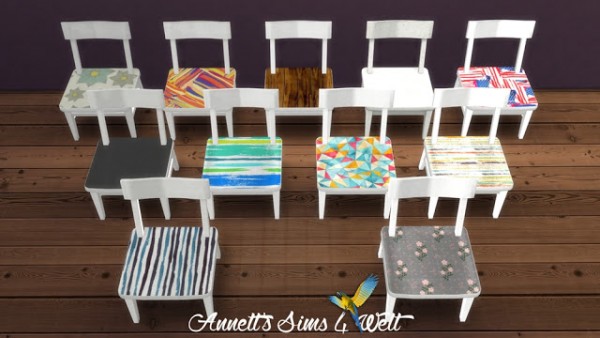  Annett`s Sims 4 Welt: Chairs & Horns Conversion Vintage Set