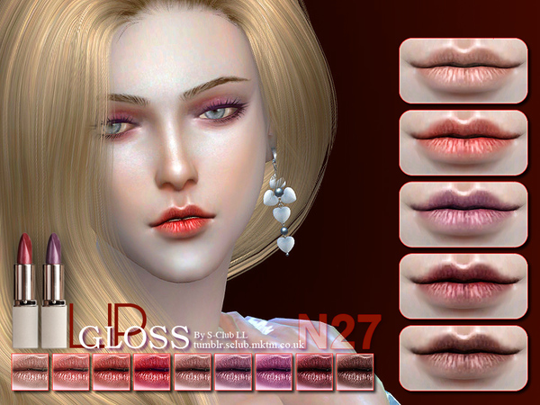  The Sims Resource: Lipstick 27 by S Club